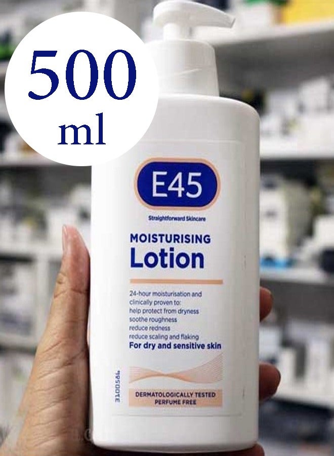 e45 Dermatological Moisturising Treatment Lotion For Dry Skin Conditions - Image 3