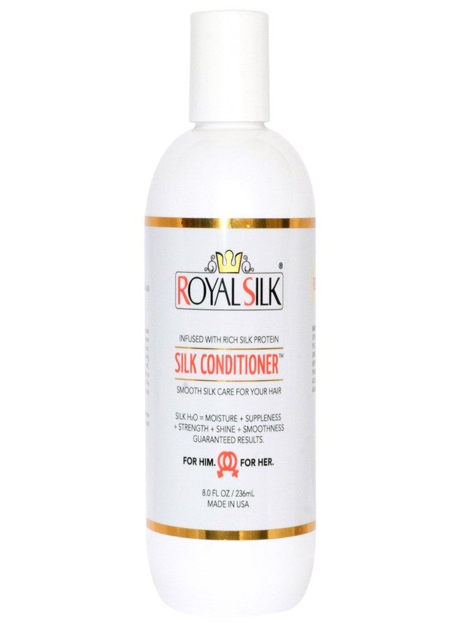 Royal Silk The Original Silk Conditioner Smooth as Silk for Hair Like Silk = Soft, Creamy, Fragrant, Smoothing, Hydrating, Lubricating + Superb Detangler - All Genders, Ages, Hair Types - 8 oz - Image 1