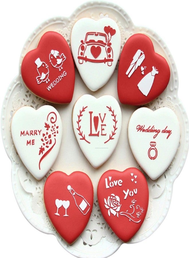 Q-BAKER 5 Pieces Heart Cookie Cutter 3.95", 3.35", 2.75", 2.36",1.37" Valentine’s Day Cookie Cutters for Baking and Decorating Anniversary, Bridal, Engagement and Valentine - Image 5