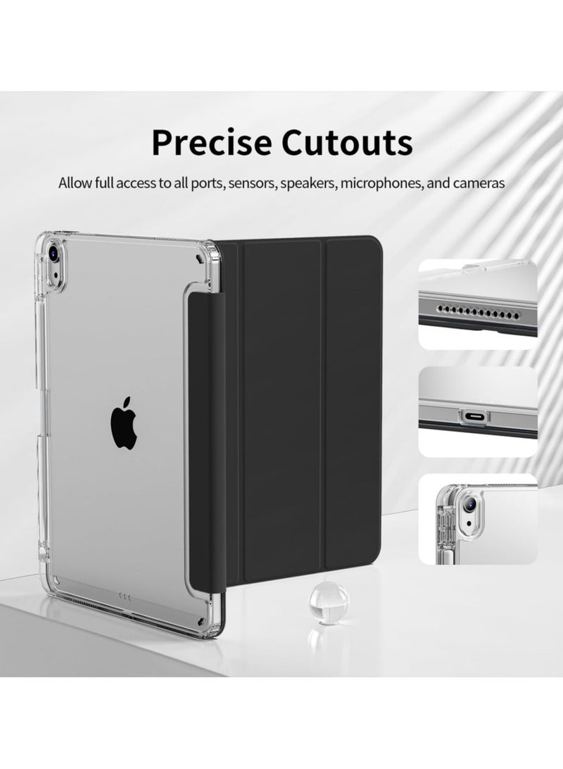 Abania Case for iPad (A16) 11th 11 inch 2025 Gen iPad 11 Case/Case For iPad 10th Gen Case 2022 iPad 10 Case Slim Stand Clear Transparent Shell Back with Pencil Holder Smart Cover for 11" iPad 11th 2025/10.9"iPad 10th Gen 2022 - Image 5