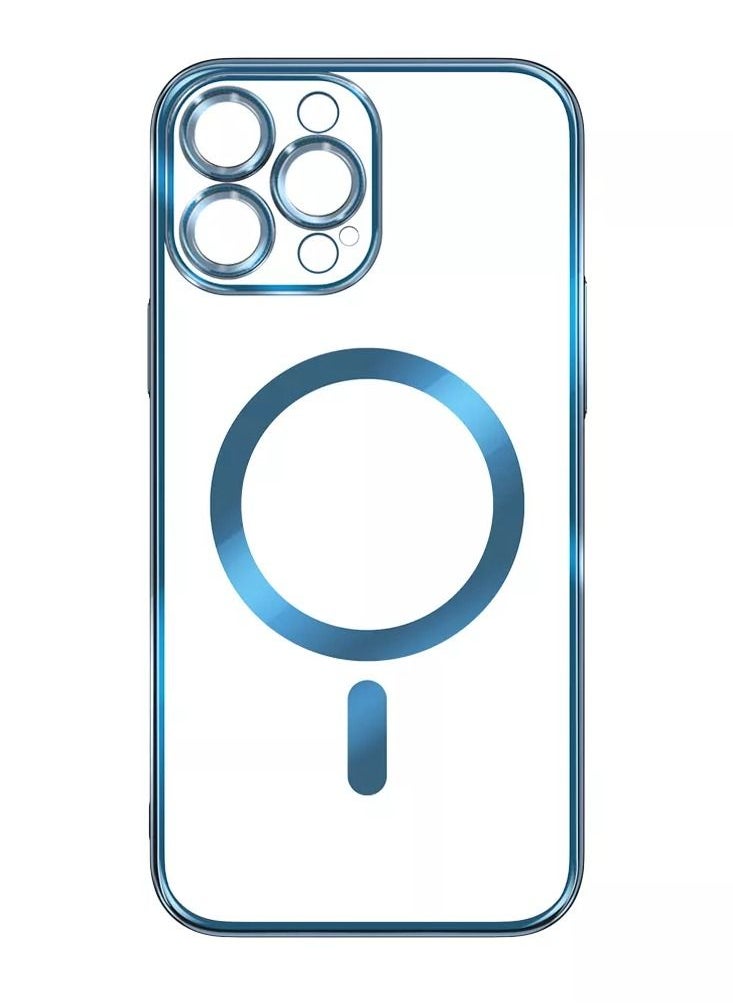 HEXABEX - iPhone 14 Pro Case, Protective Electroplated TPU Case for iPhone 14 Pro 6.1" Blue - Image 1