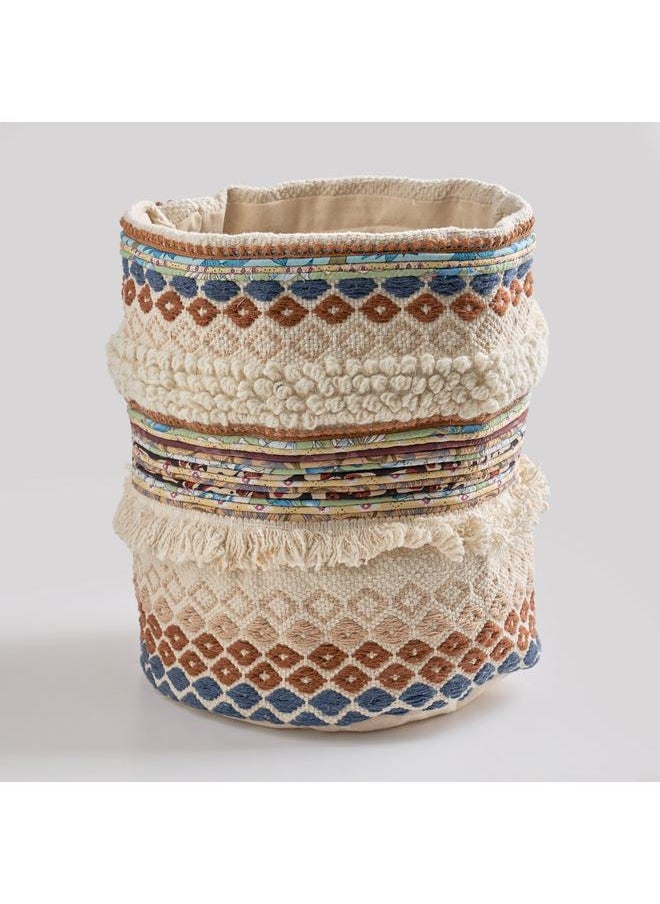 Home Box Noir Premium Cotton Basket - 30x30x36 cm  - Image 5