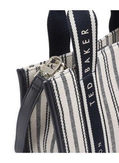 Ted Baker Harllee Striped Canvas Small Webbing Crossbody Bag  - Image 5