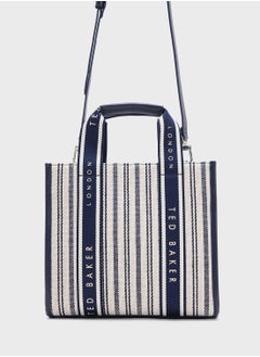 Ted Baker HARLLEE Striped Canvas Small Webbing Cross Body Ba  - Image 1