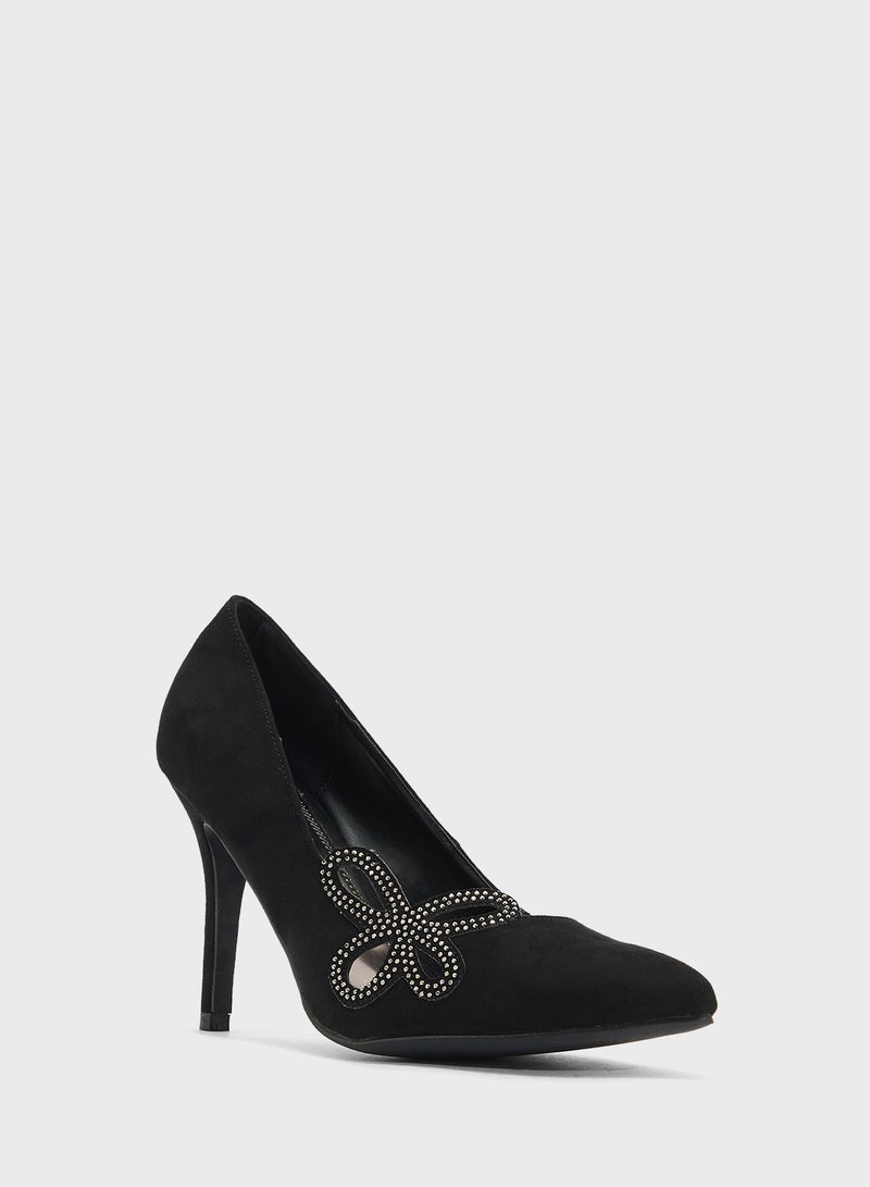 Ella Limited Edition Embellished Detail  Pump  - Image 2