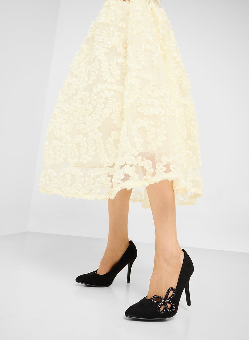 Ella Limited Edition Embellished Detail  Pump  - Image 5