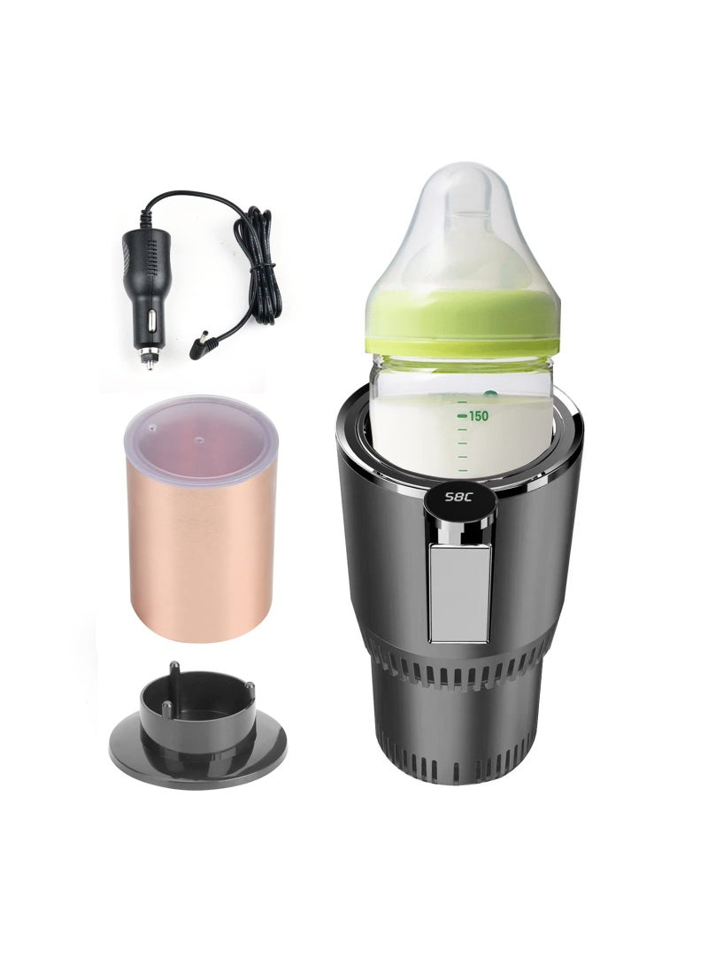 SOLARAE Bottle Warmer, 24V Baby Bottle Warmer for Breastmilk and Formula, BPA Free Milk Warmer Food Heater with LED Temperature Display, Touch Control Travel for Car / Truck - Image 1