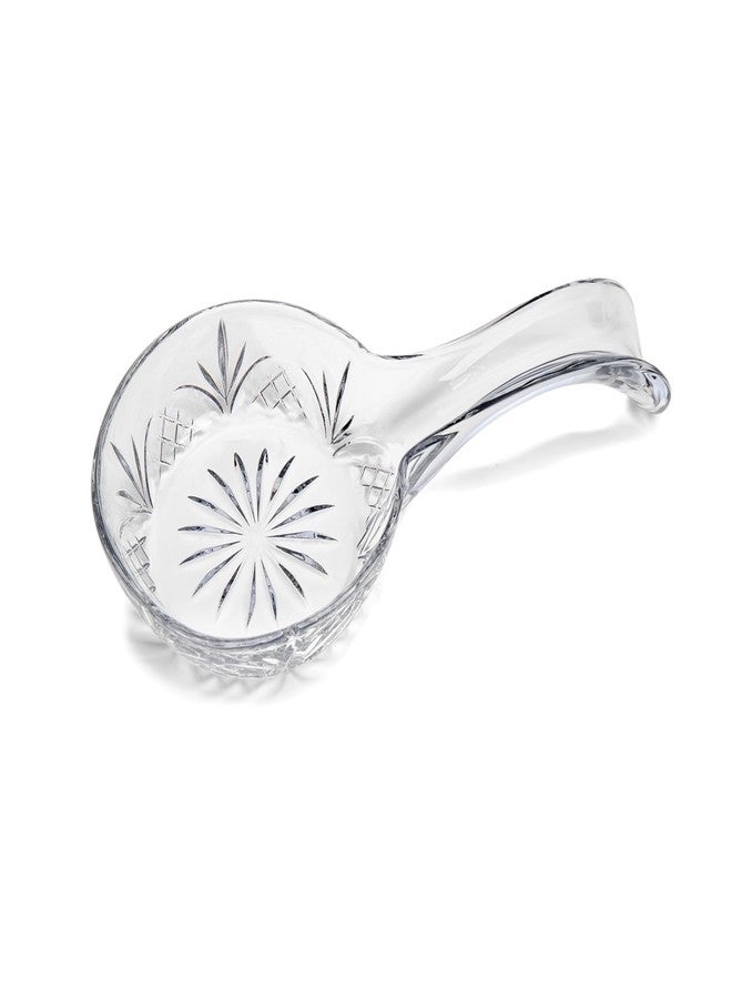 Godinger Spoon Rest Kitchen Counters, Crystal Glass Spoon Holder Rest - Dublin Collection, XL SIZE…
