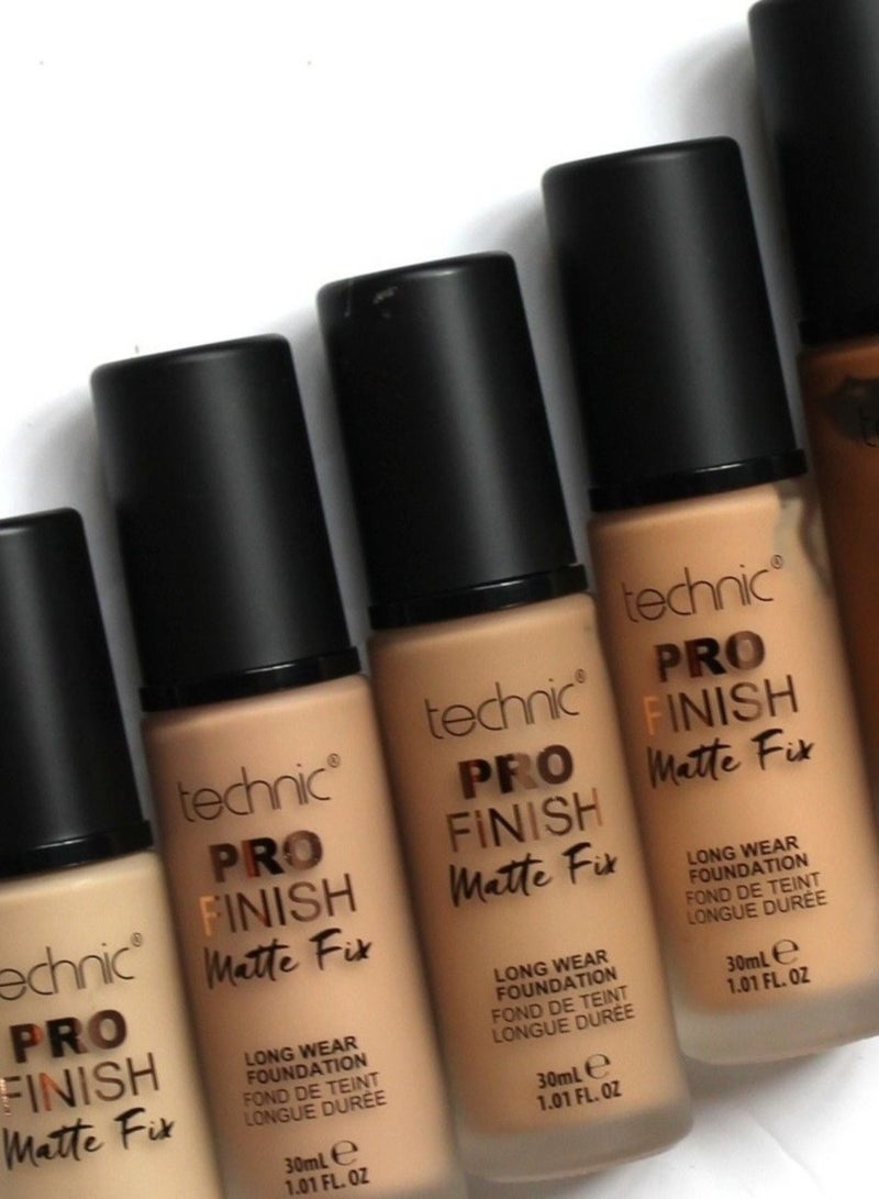 Technic Pro Finish Matte Fix Long Wear Foundation - Ivory - Image 3