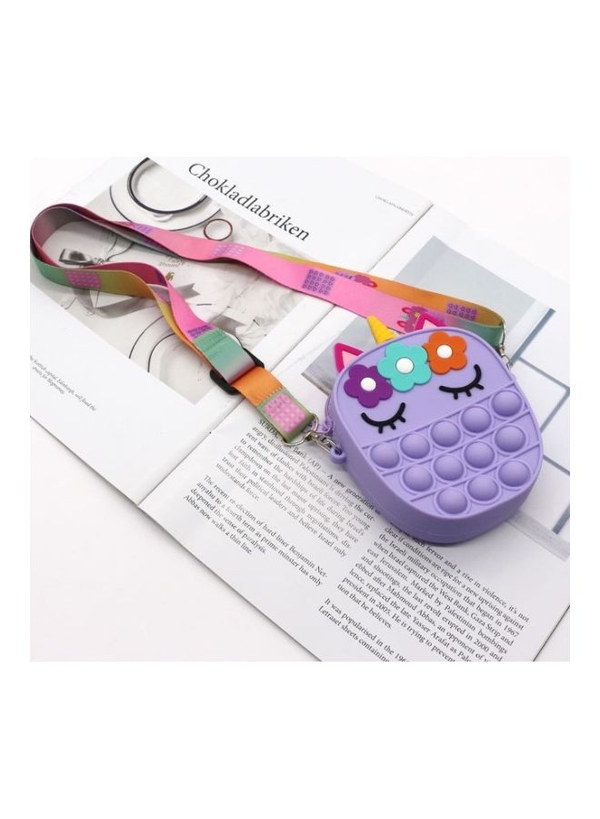 NIBEMINENT Bubble Sensory Fidget Shoulder Bag Toy 10 x 14 3cm - Image 2