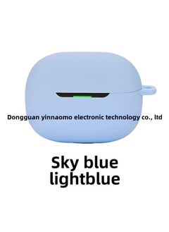 Generic For Xiaomi Redmi Buds 5 Pro Earphone Protective Cover Bluetooth Soft Silicone Earphone Shell One-piece Box-Color:Sky Blue-Model:Buds 5 Pro  - Image 1