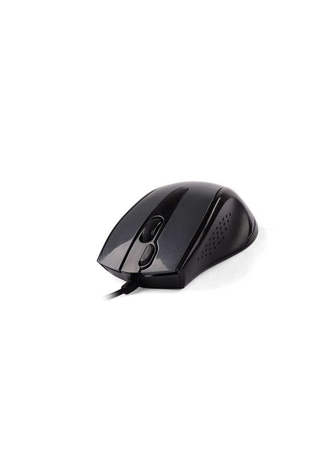 A4TECH Wired Mouse N-500F, 1200 DPI Resolution, 4 Button, Dust-resistant Wheel, With Screen Capture, Glossy Grey  - Image 5