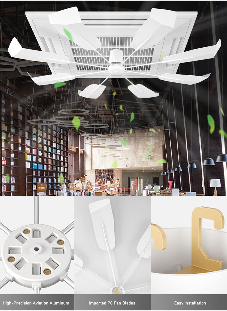 Perfii Portable Deflector for Ceiling-Mounted Central Air Units, Indoor Air Conditioner Vent Director for Rooms and Offices  - Image 3