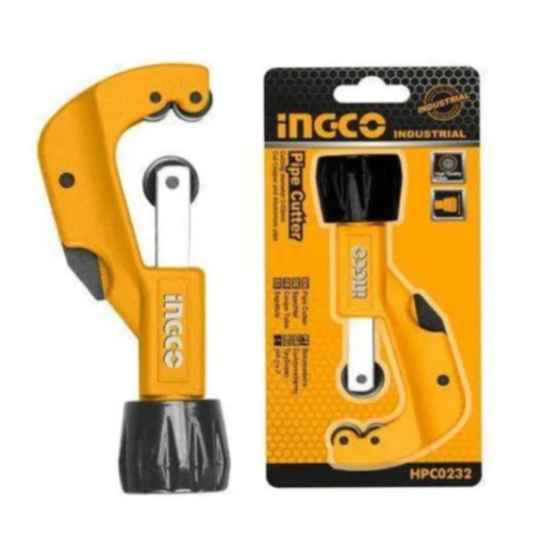 Ingco HPC0232 Industrial Trade Grade Pipe Cutter, 3 x 32 mm Size, Yellow - Image 1