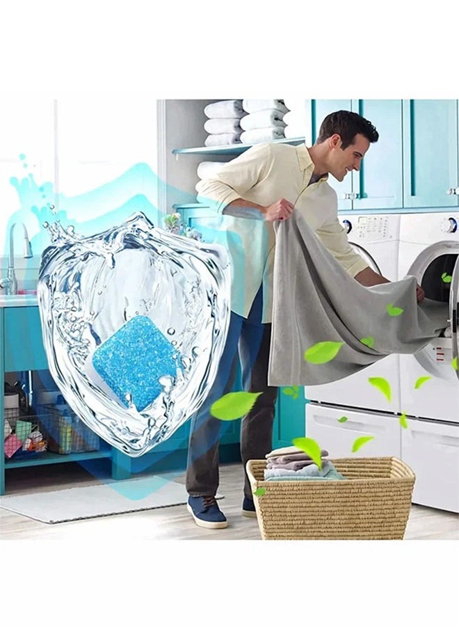 oradess - Washing Machine Cleaner-Deep Clean Formula,Tablets Descaler Solid Deep Cleaning Deodorizer For All Washer Machines HE Front Loader Top Load Clean Inside Drum and Laundry Tub Seal - Image 1