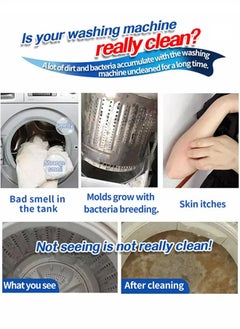 oradess Washing Machine Cleaner-Deep Clean Formula,Tablets Descaler Solid Deep Cleaning Deodorizer For All Washer Machines HE Front Loader Top Load Clean Inside Drum and Laundry Tub Seal  - Image 2