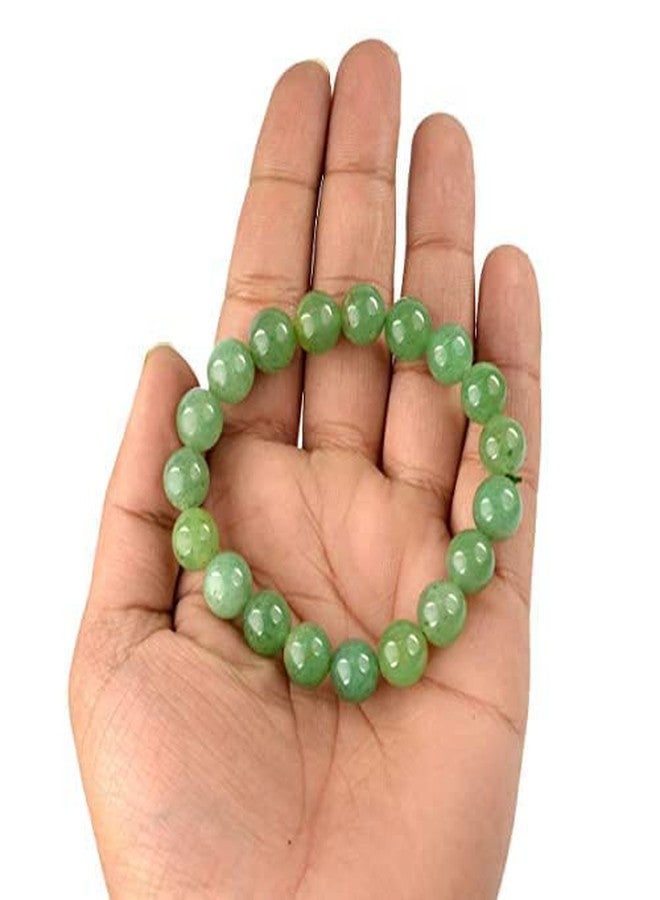 NEVINE GREEN JADE Crystal Bracelet Healing Reiki Crystal Bracelet Gemstone Bracelet Beaded Bracelet for Men Women Bead Size 8 mm With Certificate - Image 5