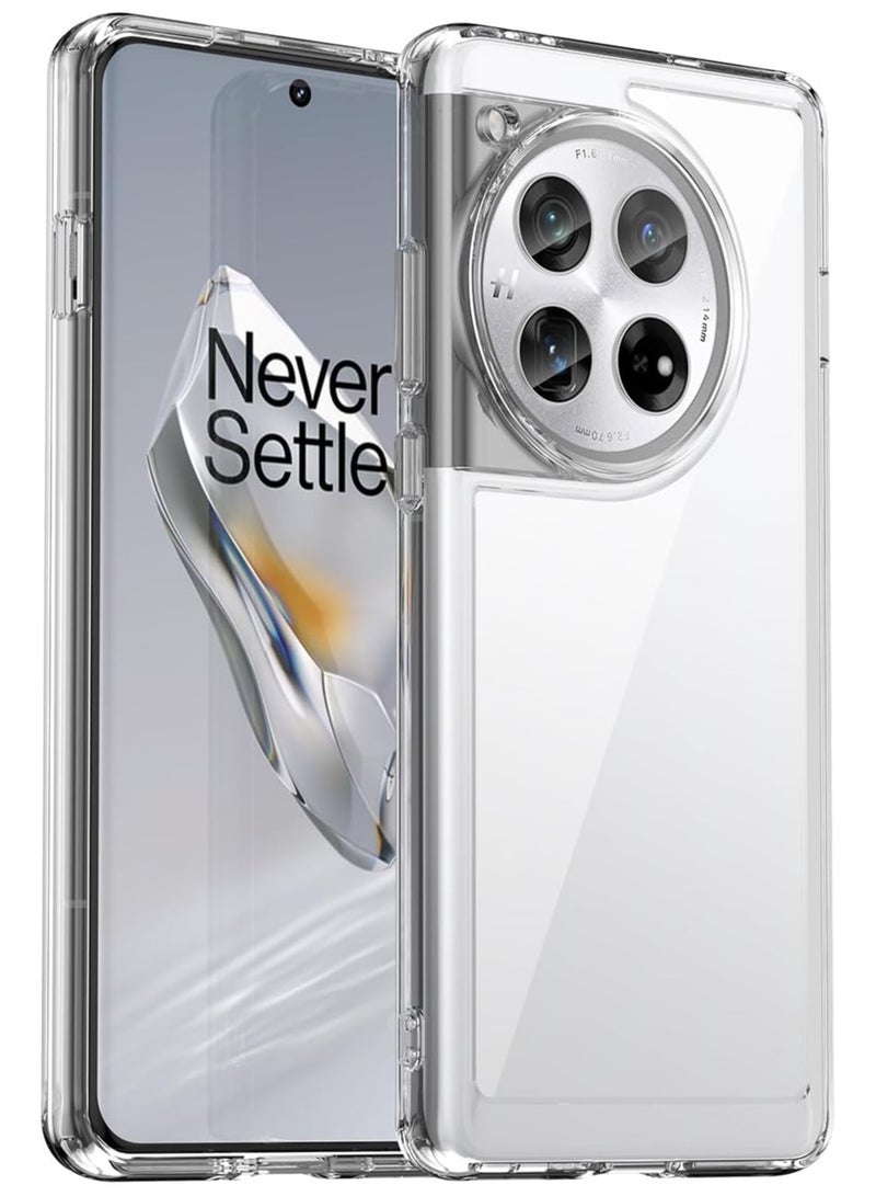 general Compatible with OnePlus 12 5G Case, No Yellowing Military Grade Drop Protection Thin Flexible Silicone TPU Shockproof Protective Slim Fit Phone Cover - Image 1