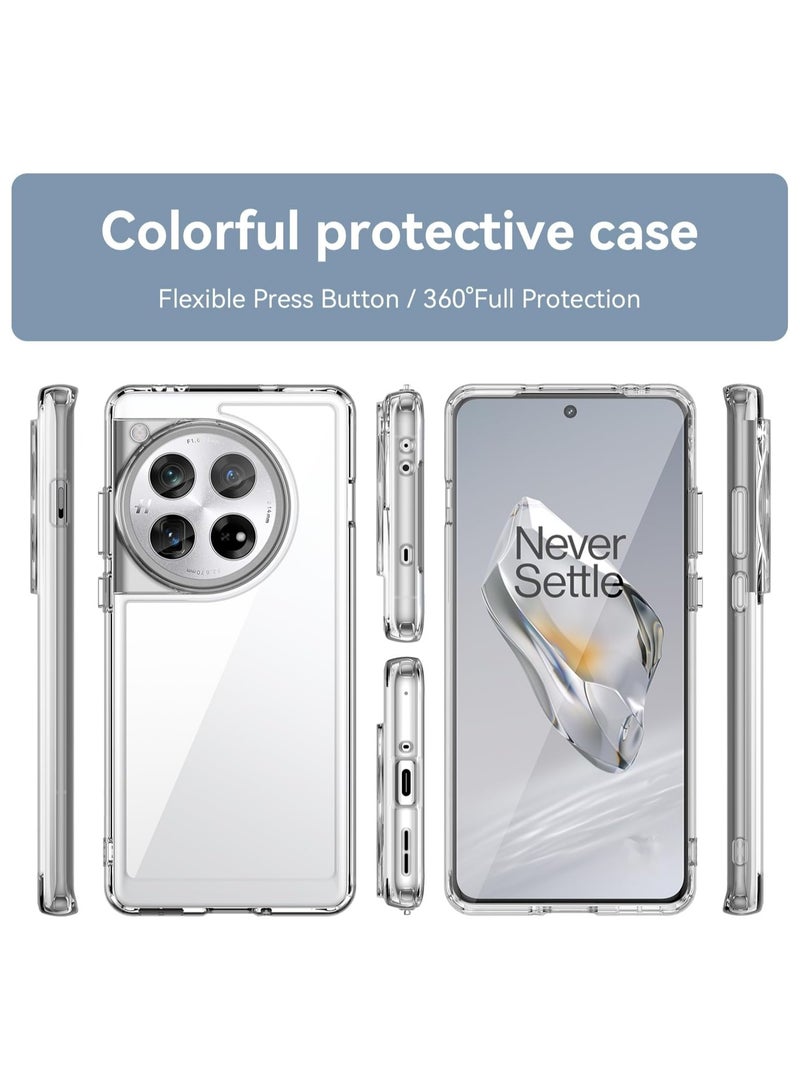 general Compatible with OnePlus 12 5G Case, No Yellowing Military Grade Drop Protection Thin Flexible Silicone TPU Shockproof Protective Slim Fit Phone Cover - Image 5