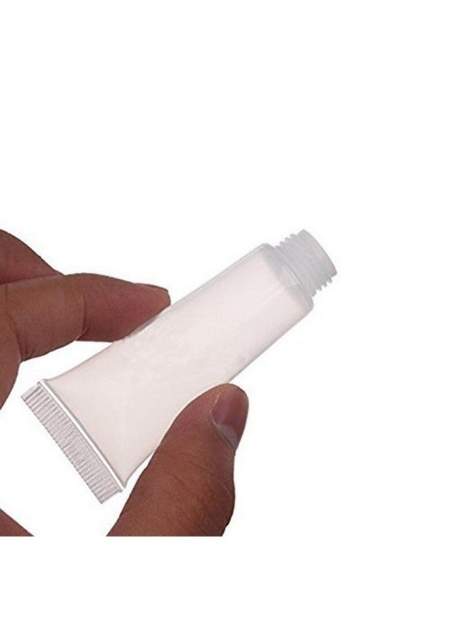 SYBL 24Pcs Empty Refillable Transparent Plastic Portable Soft Squeezable Cosmetic Bottle Tube With Flip Lid For Storage Facial Cleaner Lotion Emulsion Shampoo Gel Toothpaste Sample Size 5Ml - Image 2