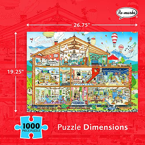 Re-marks Sweet Home Architecture Puzzle, 1000-Piece Puzzle for All Ages - Image 4