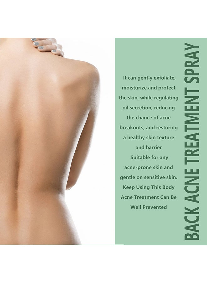 Jaysuing Back Acne Treatment Spray , Lighten Acne Marks Repair Back Shoulder Acne Skin,2% Salicylic Acid And Tea Tree Oil Spray 120ml - Image 5