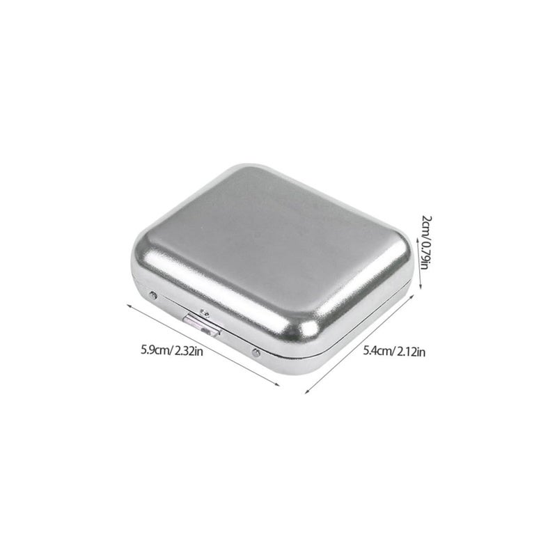 Stainless Steel Mini Portable Ashtray with Lid Smellproof for Car Outdoor Travel - Image 3