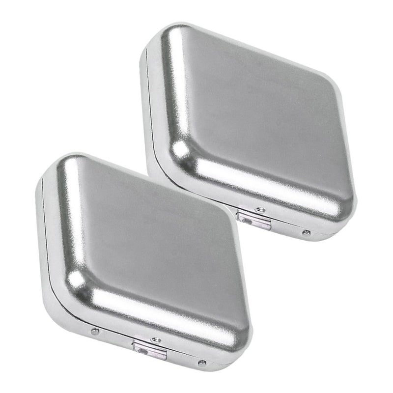 Stainless Steel Mini Portable Ashtray with Lid Smellproof for Car Outdoor Travel - Image 2
