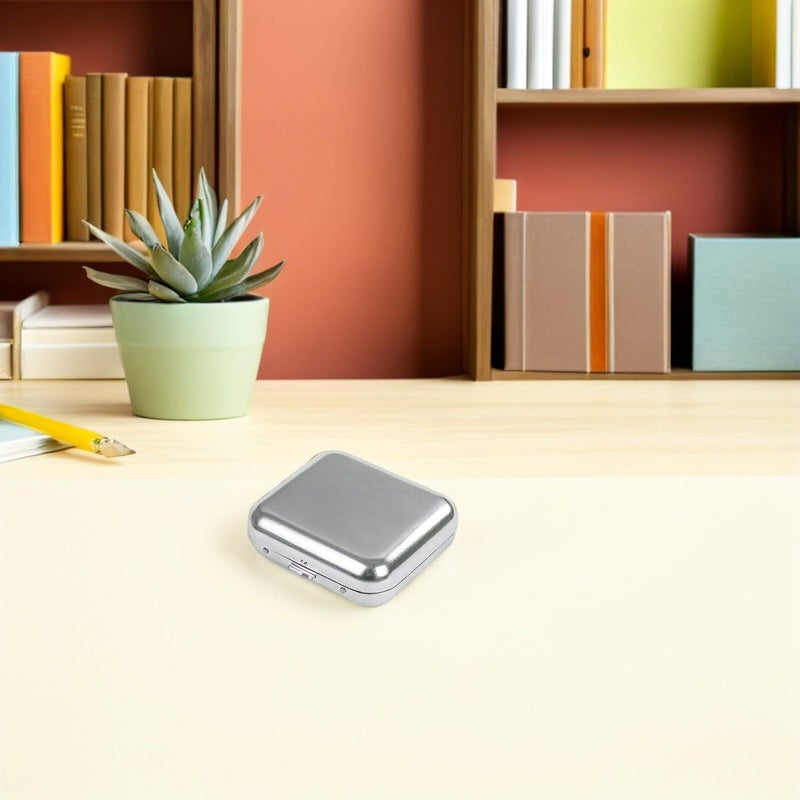 Stainless Steel Mini Portable Ashtray with Lid Smellproof for Car Outdoor Travel - Image 5