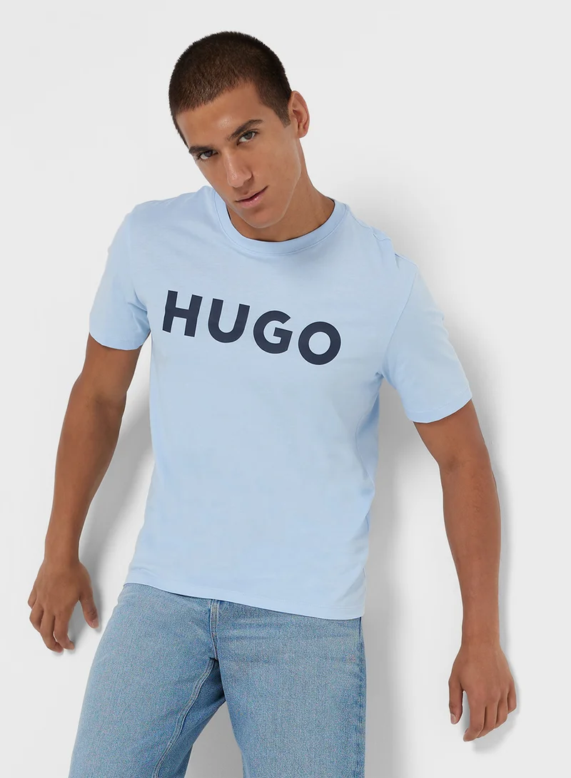 هوجو Logo Crew Neck T-Shirt