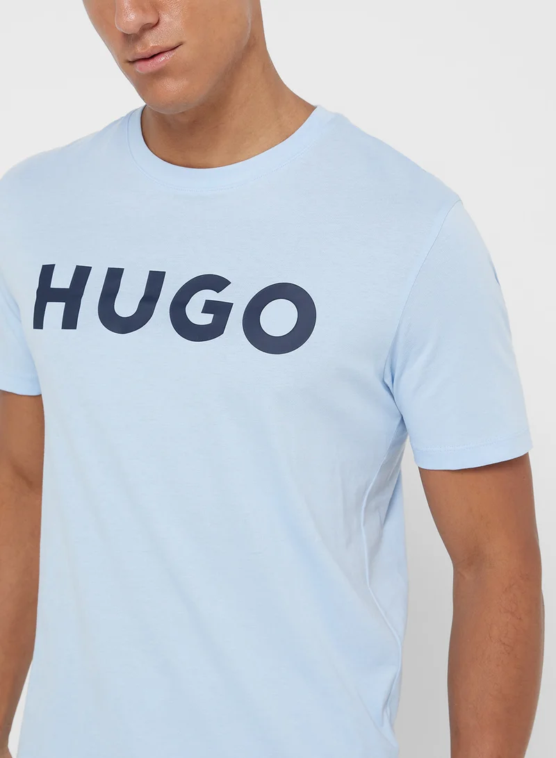 هوجو Logo Crew Neck T-Shirt