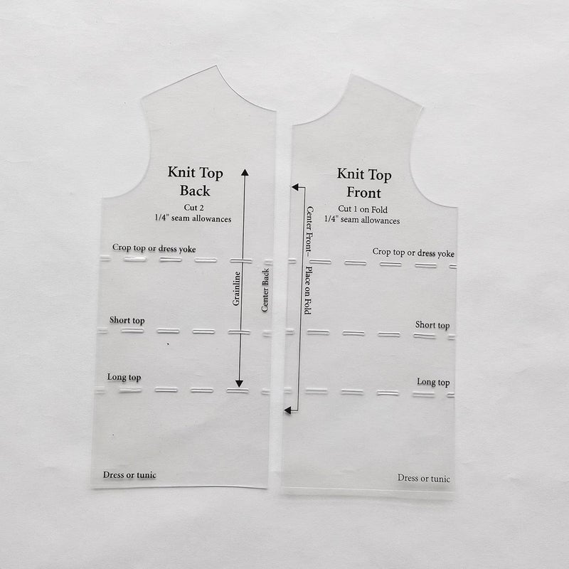 HONEYSEW Quick Trace Doll Fashions Templates for 18" Dolls with 5pcs Quilting Rulers and Sewing Instruction - Image 3