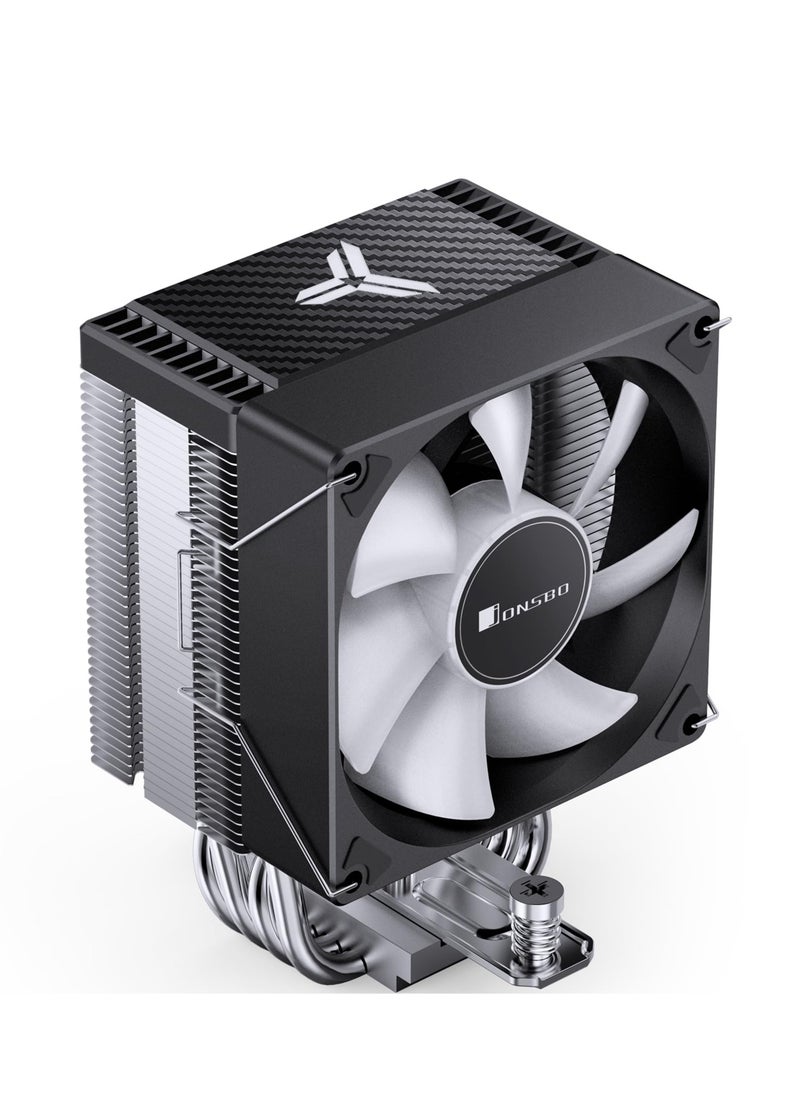 SYOSI CR1400 EVO ARGB CPU Cooler, Silent Series Mini CPU Cooler, H130mm, Air Cooling Tower Radiator, 4 Copper Heatpipes for AMD AM4/AM5 heatsink, Intel LGA1700, 92mm ARGB Fan, Lighting Top  - Image 5