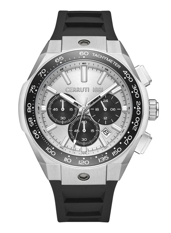 Cerruti 1881 Gents Stainless Steel & Gun Silver Dial Watch