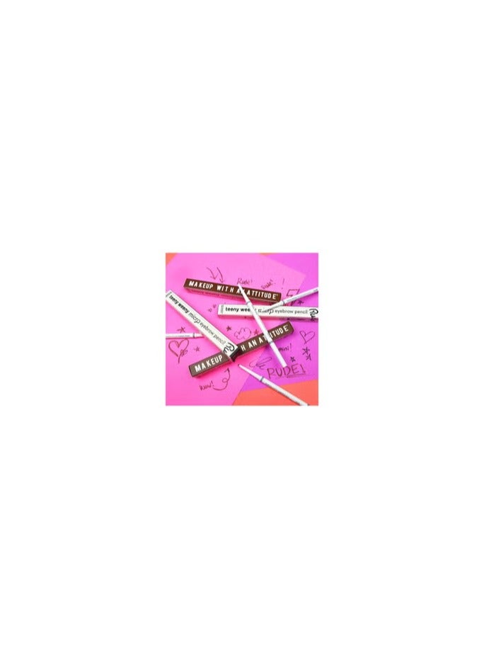 Rude Teeny Weeny Micro Eyebrow Pencil Neutral Brown - Image 2
