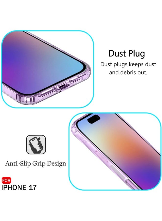 Line Ultra-Hybrid Crystal Clear Back Case Cover for iPhone 17 | Shockproof Design | Camera Protection Bump | Hard Clear Back | Bumper Cover Case for iPhone 17 (PC & TPU, Transparent) - Image 4