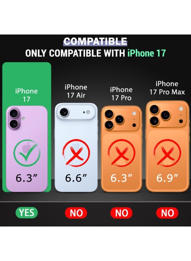 Line Ultra-Hybrid Crystal Clear Back Case Cover for iPhone 17 | Shockproof Design | Camera Protection Bump | Hard Clear Back | Bumper Cover Case for iPhone 17 (PC & TPU, Transparent) - Image 2