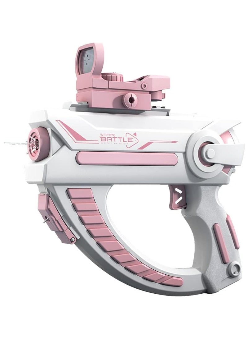 DubaiGallery Electric Squirt Automatic Water Gun, Summer Outdoor Blaster Guns Shooter Toy Gun, Auto Water Gun Shooting Games for Swimming Pool Beach Party Adults Kids Pink - Image 3