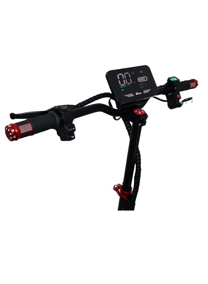 Shard Electric Scooter – 1800W Motor, Front & Rear Suspension, 48V 13A Lithium Battery, 10" Tires, LED Display & Safety Features - Image 3