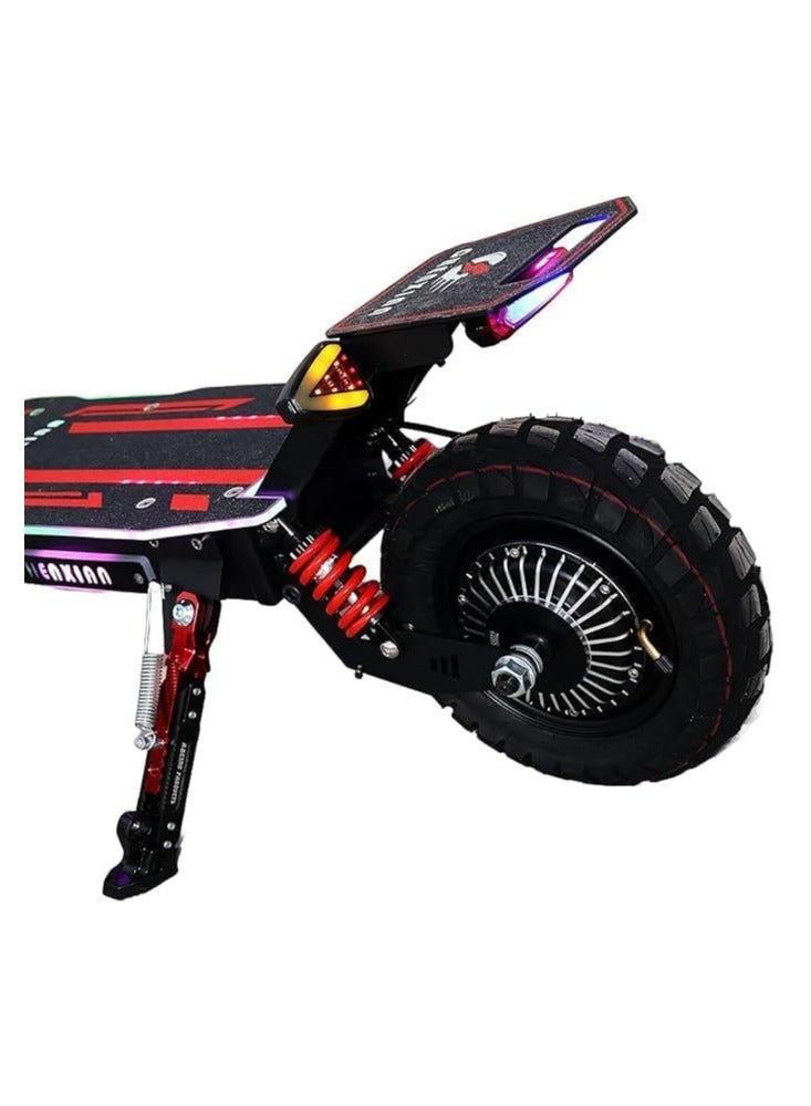 Shard Electric Scooter – 1800W Motor, Front & Rear Suspension, 48V 13A Lithium Battery, 10" Tires, LED Display & Safety Features - Image 4