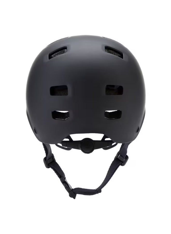 OXELO Inline Skating Skateboarding Scootering Helmet MF500 - Black/Blue - Image 2