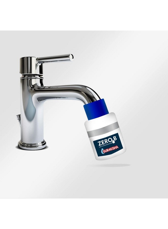 ZERO B Suraksha Tap Filter for Hard & Normal water | Water Softener for Bathroom | For Borewell/Tanker Water | Pack of 2 - Image 1