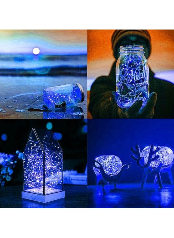 Accessorize Kingdom Copper Fairy String Lights with USB Cable for Home Decoration (10 Meter 100 LED (Blue))  - Image 4