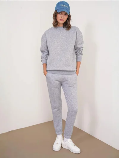MixRay Mixray Basic Sweatshirt & Jogger Two-Piece Set