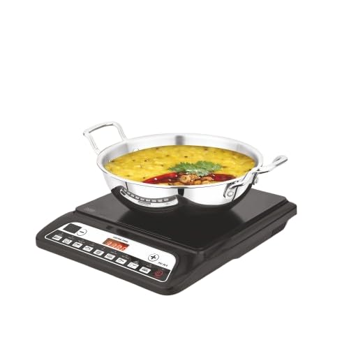 Tosaa Triply Stainless Steel 26 cm Kadai/Indian Wok|Even Heat Distribution| Consumes Less Oil|Easy to Clean|Gas Stove Compatible - 2650 ml - Image 3