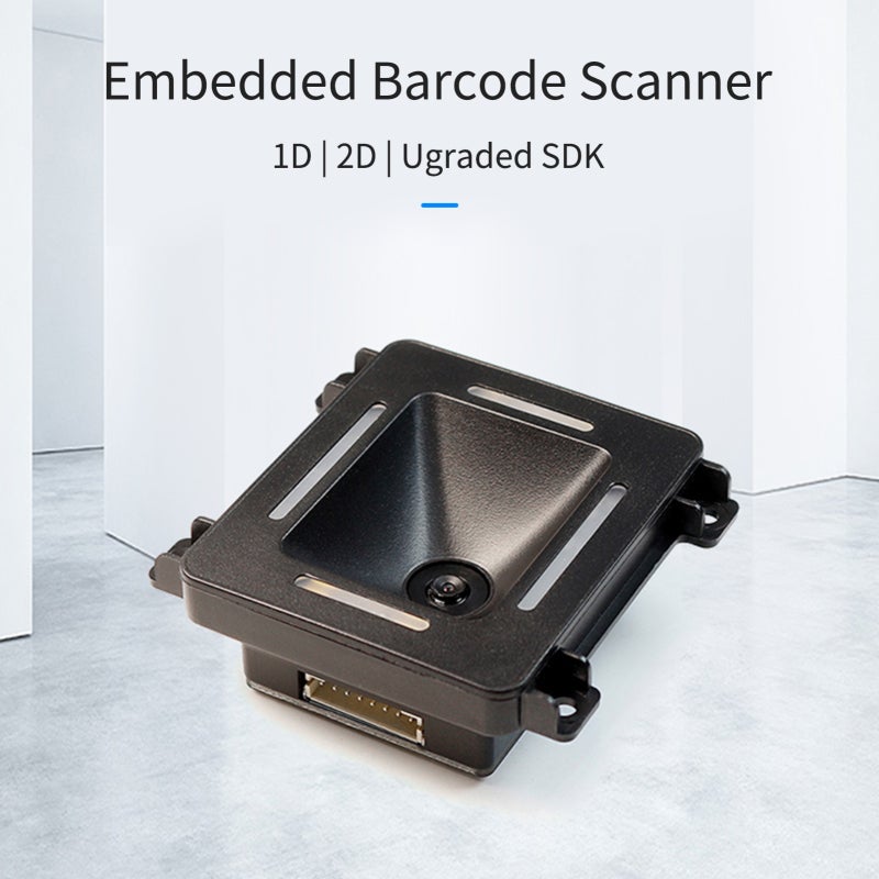 Embedded 1D 2D Barcode Scanner QR Bar Code Reader Module Scanner USB Port Connection Auto Scanning for Gate Machine Tickets Checking Mobile Payment - Image 2