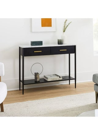 طاولة مدخل 120x30x100 سم - أسود - pzsku/Z17FD406AABFC3433ED5CZ/45/_/1716823185/93a70188-93e7-45fe-aae7-715ed0a28f31