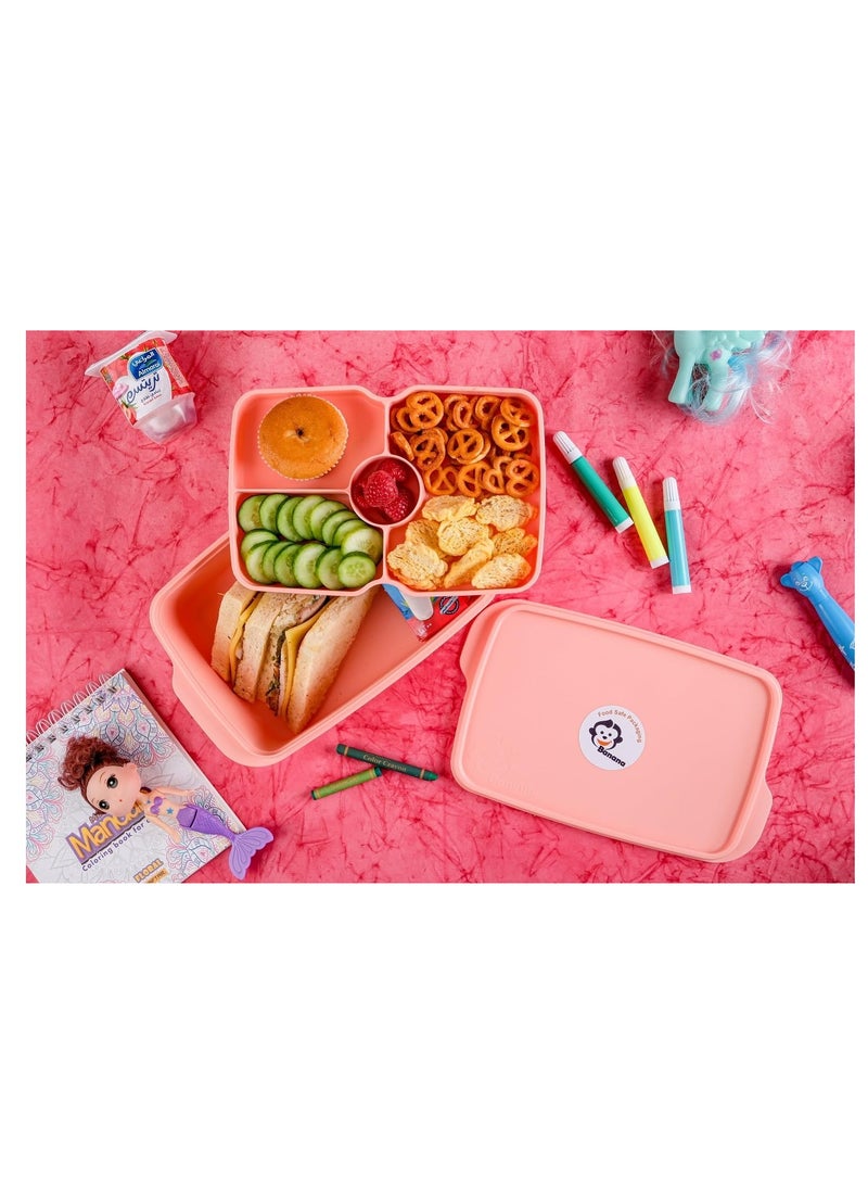 Banana Banana Lunch Box 1.5 Liter Two Floors with Dividers (Simon)  - Image 2