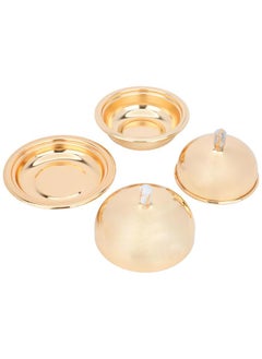 Alsaif Alif Tofaria Set With Steel Dates 5 Pieces Rectangular Gold  - Image 3