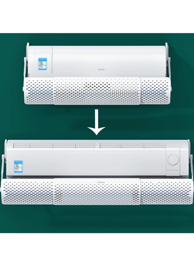 Jubilin - Air Conditioner Deflector, Split AC Deflector, Adjustable Foldable Air Conditioner Deflector Confinement Air Deflector, Wall Mount Air Conditioner Windshield for Home - Image 1